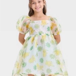 Pikachu Pokémon Puff Sleeve Dress. NWT